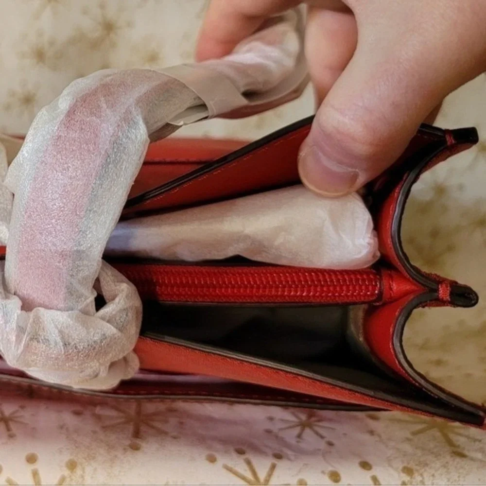 Michael Kors Red Tote‎ Bag with Structured Design - Picture 9 of 16